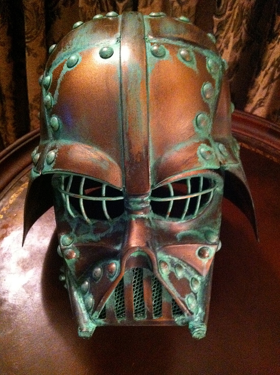 Steampunk Darth Vader Helmet: Copper Is Fashion