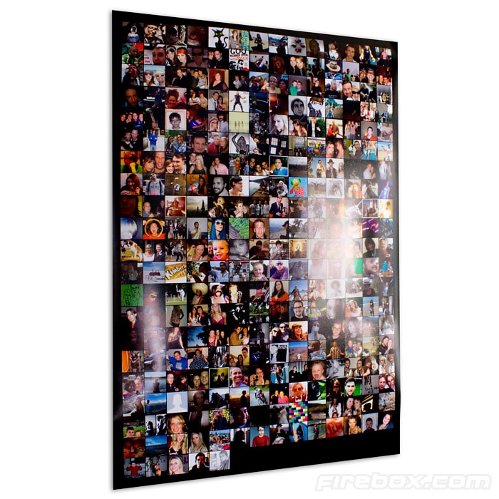 Facebook Friends Poster: Social Patchwork For Your Wall