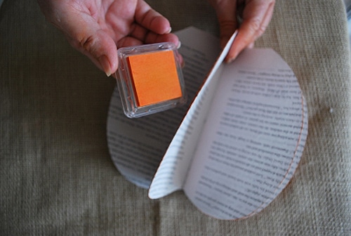 How To: Transform Old Books Into Holiday Pumpkins