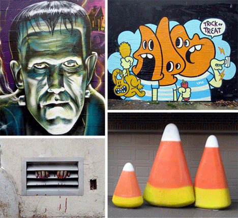 Fright Night Street Art: Halloween All Year Around