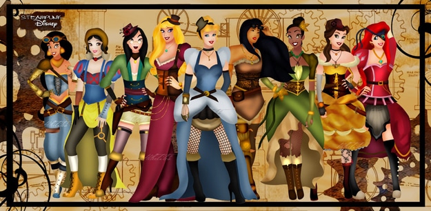 Disney Goes Steampunk: 9 Princesses With Spunky Style
