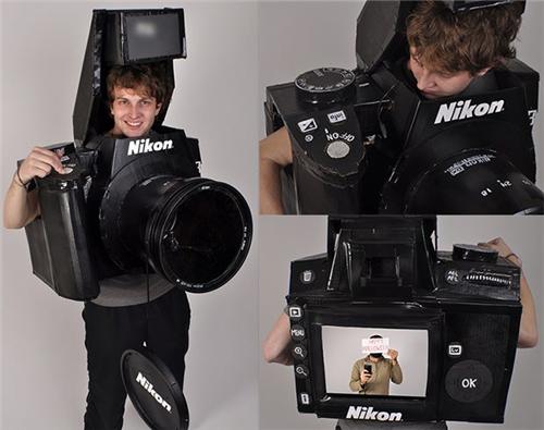 Fully Working Nikon D3 Camera Cosplay Costume Is Sick
