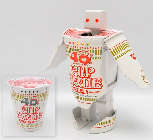 Cup Noodle Robotimer Transformer: You Didn’t Know You Want This