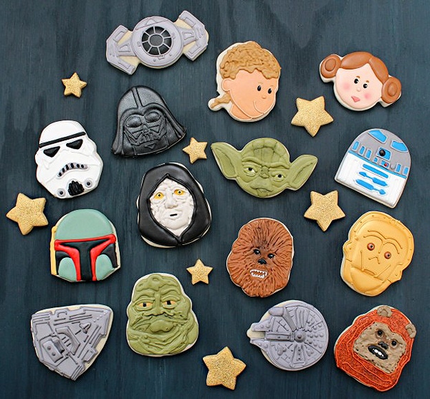 Creative Star Wars Cookies Made With Santa Claus Cookie Cutters