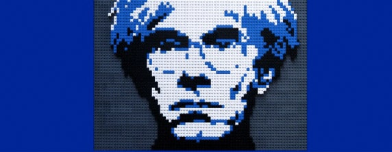 Andy Warhol Pop Art Recreated In Lego