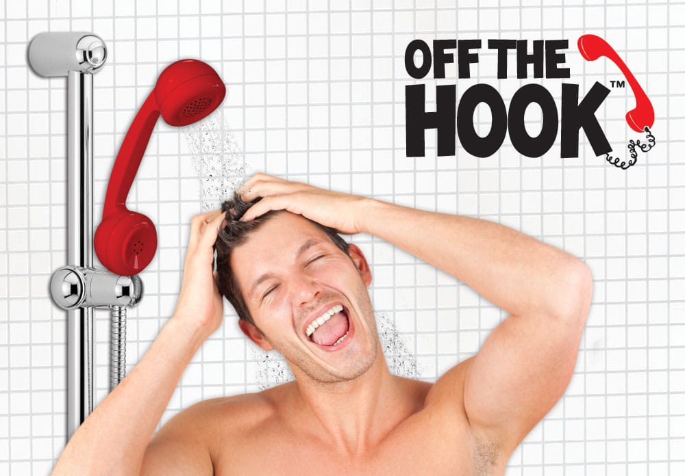 Off The Hook: A Shower Head For Talkative People
