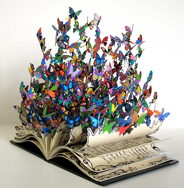 Book Of Life: Beautiful Butterflies Burst From This Stunning Book