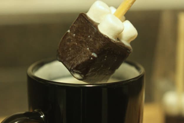 Hot Chocolate On A Stick: Decadent Deliciousness