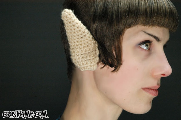 Finally! Crocheted Vulcan Ears To Cover Our Lame Human Ears