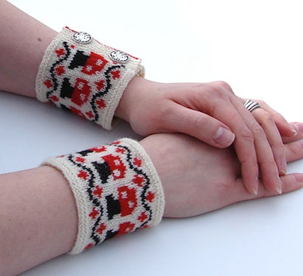 Geekify Your Wrists: Knitted Mario Mushroom Pulse Warmers
