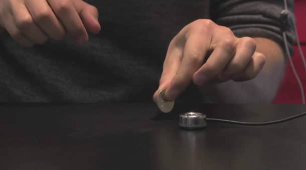 Mogees: Turn Any Surface Into A Gesture Musical Instrument
