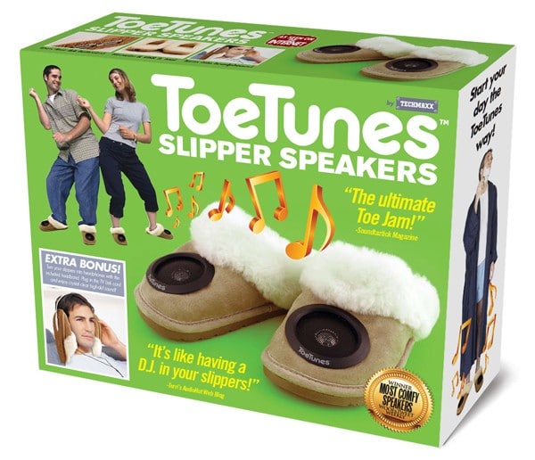 ToeTunes: These Slippers With Speakers Challenge The iPod