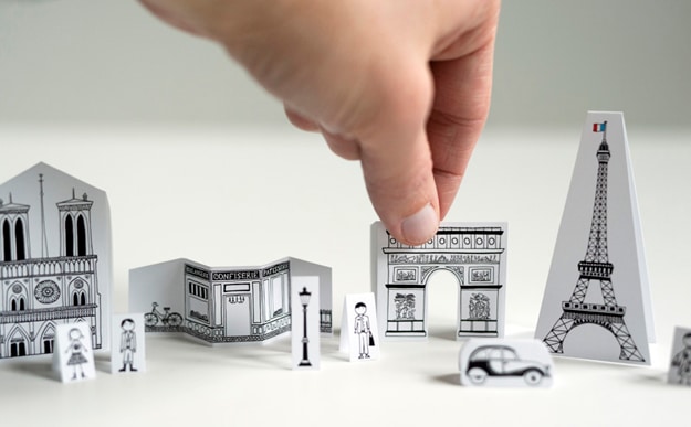DIY City Of Paris Papercraft That Fits In Your Pocket