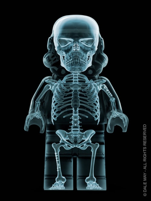 Behold The $5,800 Back Lit Lego Stormtrooper X-Ray Picture