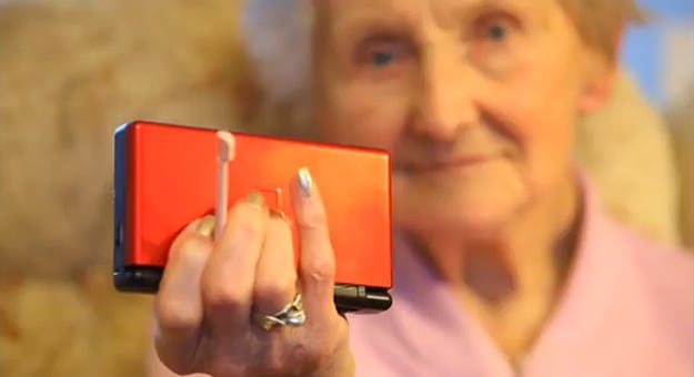 100-Year-Old Woman Stays Young Playing Her Nintendo