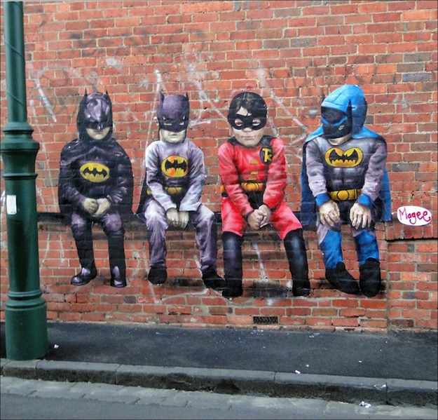 Superhero Street Art: Stunning Works Of Art In Public Spaces