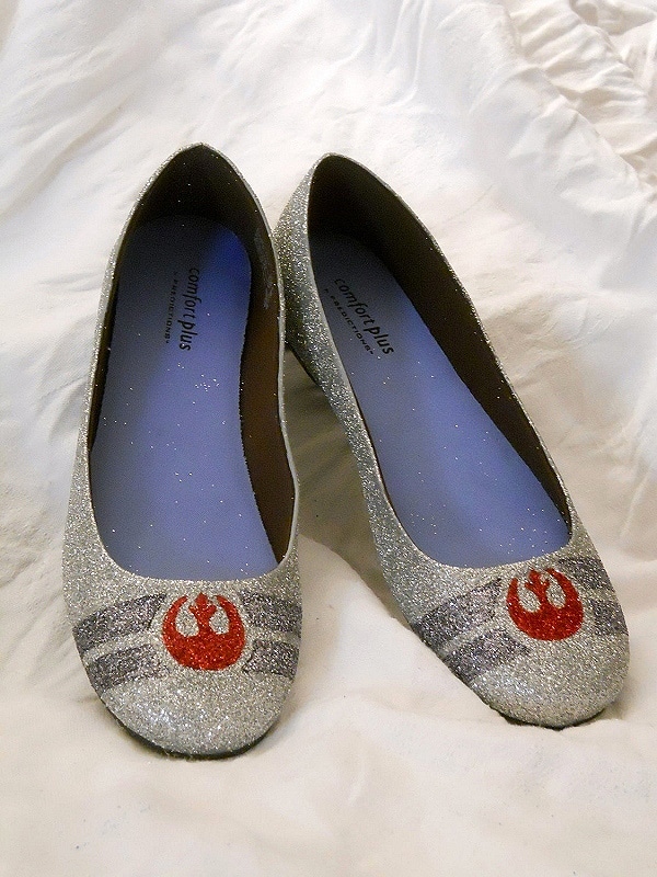 Glitter Sparkly Shoes For Geek Princesses