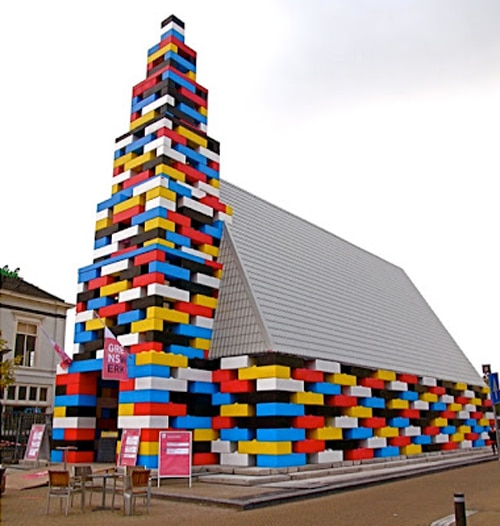 Lego Church: A Full-Size Real Church Adorned In Lego