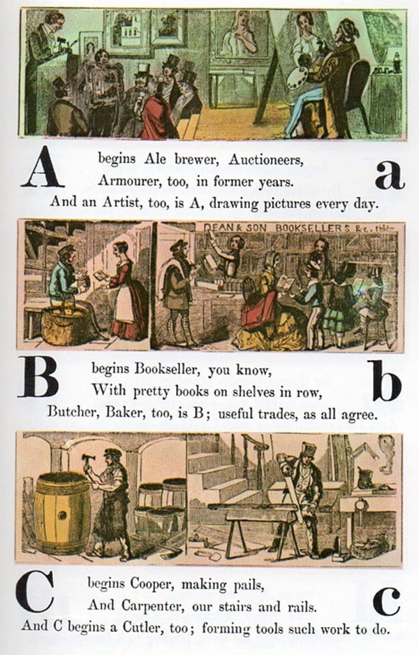 Occupational Alphabet: The ABCs Of Popular Professions In 1850