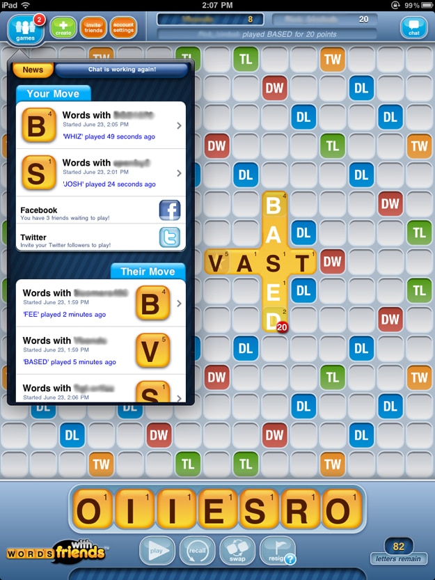 Words With Friends App: An Award-Winning Crossword Puzzle Game