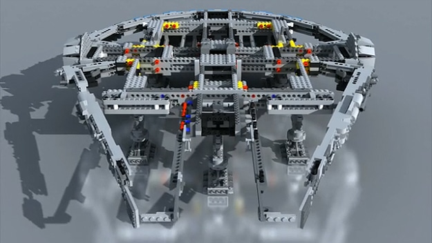 Amazing Stop Motion Assembly Of A Lego Millennium Falcon