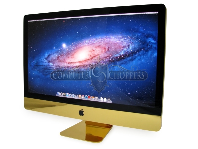 27″ iMac Plated In 24K Gold Now Available