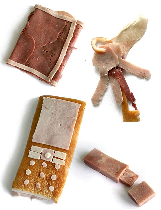Deli Sculptures: Gadgets Made From Meat