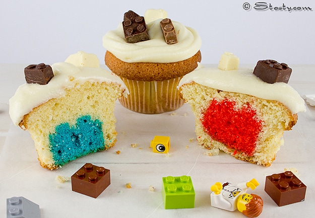 Double Lego Cupcakes To Make Your Inner Geek Smile