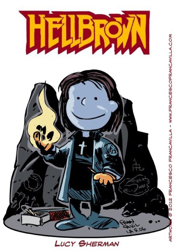 Hellbrown: A Twisted Charlie Brown & Hellboy Mashup