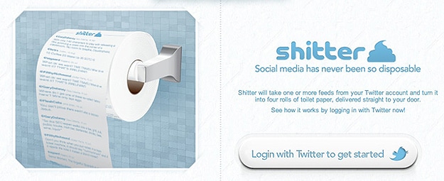 Shitter: The App That Prints Your Tweets On Toilet Paper