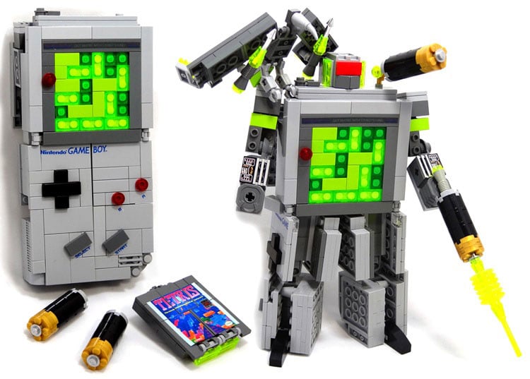 Retro Defined In This Lego Game Boy Transformer