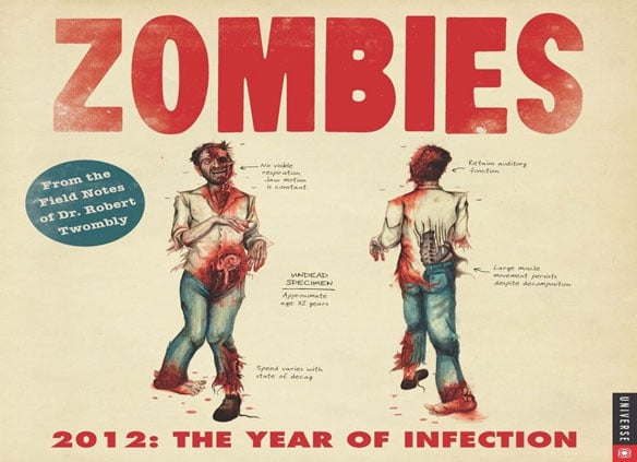 2012: The Year Of Infection Zombie Calendar