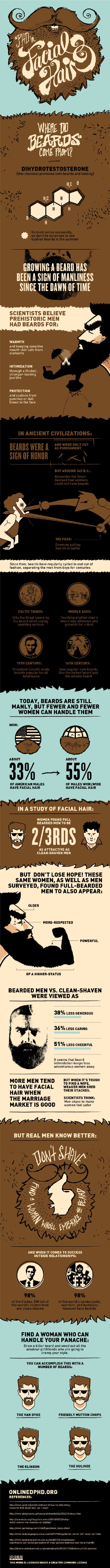 Everything You Ever Wanted To Know About Beards [Beardographic]