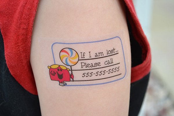 Colorful & Smart Safety Tattoos For Children