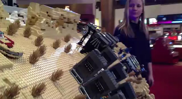 Mammoth Lego Organ Barrel Plays The Star Wars Theme