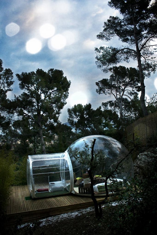 Bubble Hotel Lets You Sleep Under The Sky In A Plastic Ball