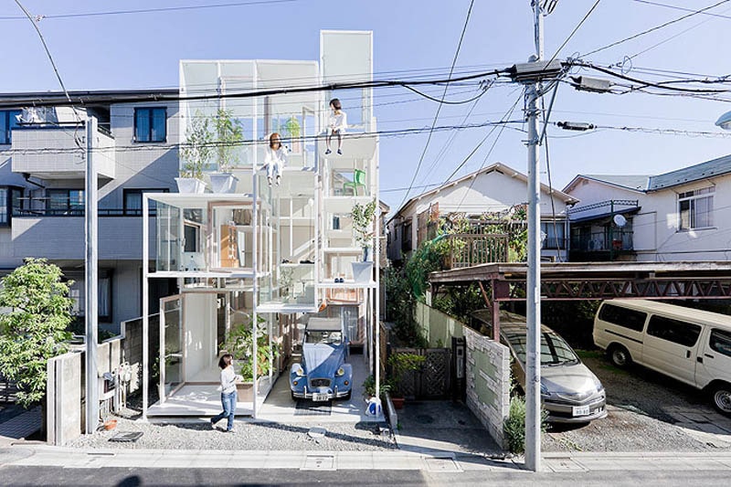 The Completely Transparent House With No Privacy