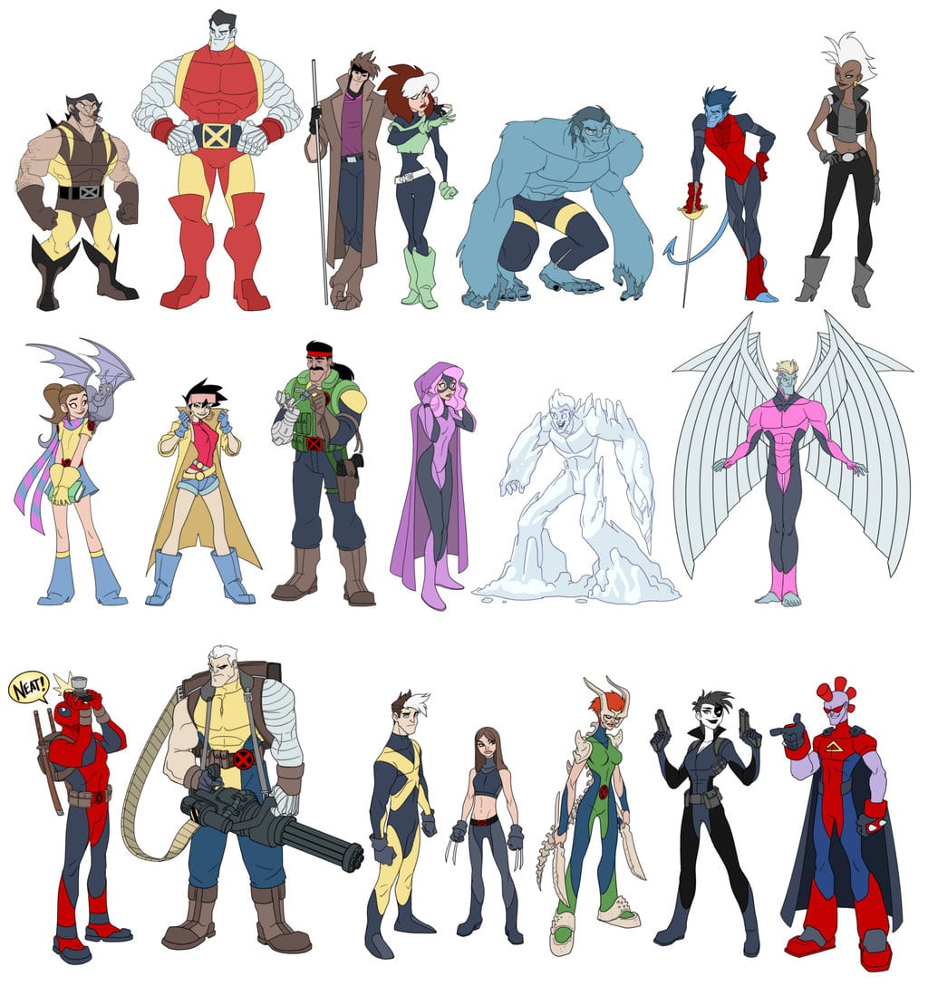 X-Men Characters As Disney Cartoons