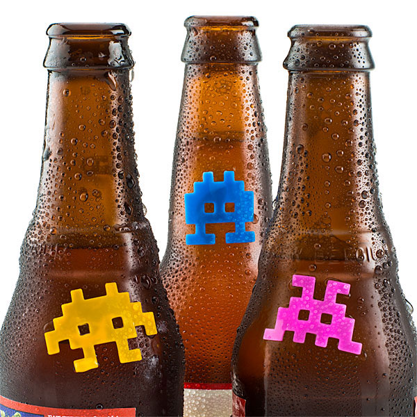 Space Invaders Drink Markers: Never Lose Your Beer Again