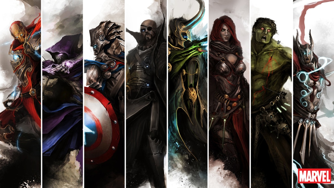Medieval Avengers: A Wicked Collection Of Fantasy Paintings