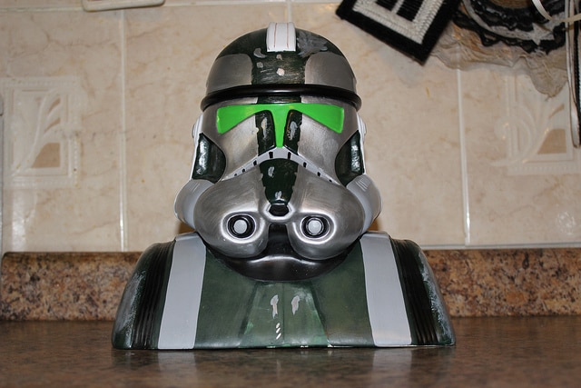 Star Wars Clone Trooper Commander Gree Cookie Jar