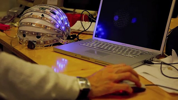 LumaHelm: A Safety Disco Head Dome For Cyclists