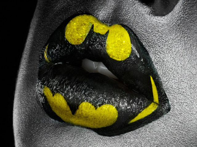 Lipstick Art For Badass Superhero Women