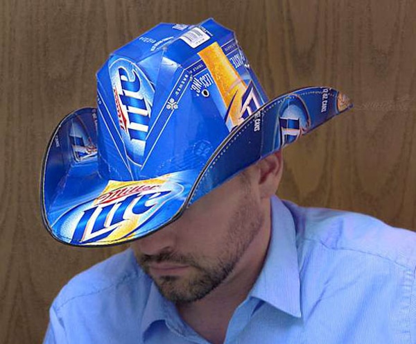 Finally! Some Decent Cowboy Hats Made From Beer Boxes