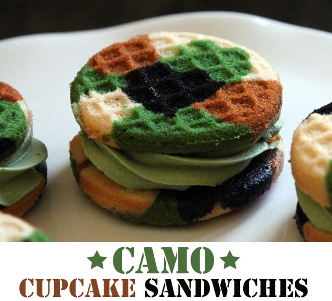 Camo Cupcake Sandwiches: A Creative Camouflage Design