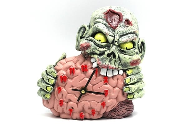 Zombie Brain Clock Is Sure To Keep You On Time