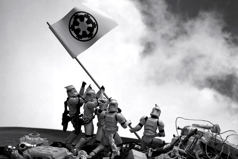Famous Photographs Recreated With Star Wars Figurines