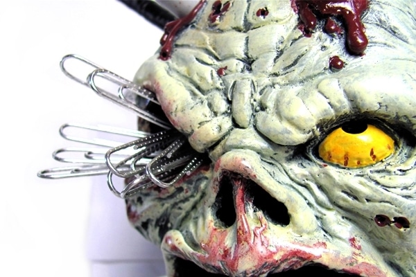 Zombie Skull Pencil Holder For The Horrific Office Worker