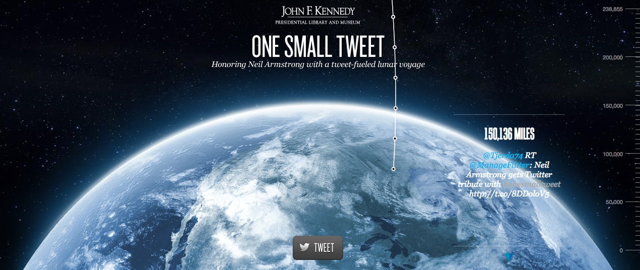One Small Tweet: Travel To The Moon On Twitter