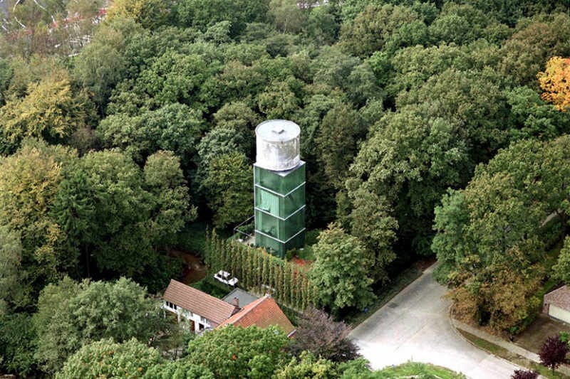 Old Water Tower Renovated Into To-Die-For Bachelor Pad